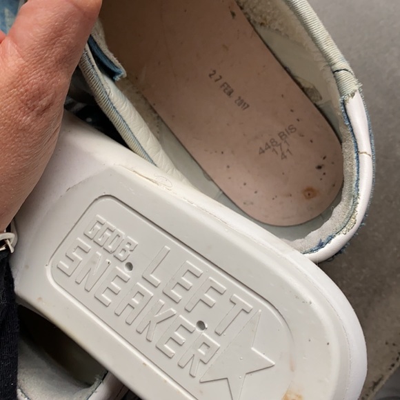 Golden Goose GGDB Superstar Bleached Denim Sneaker - Picture 6 of 6